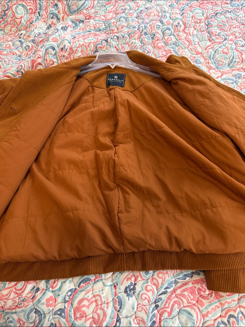 bagatelle Corduroy Utility Jacket - Rust Brown - Picture 4 of 6